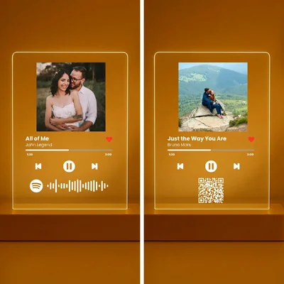 Your Moment - MusicGlass Night Light with Personalized Song