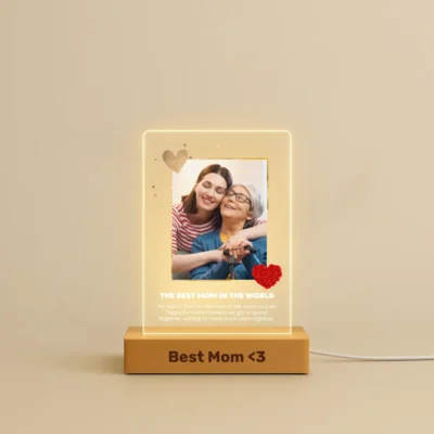 Personlig Fotolampa – En Meningsfull Present till Mamma eller Någon Speciell