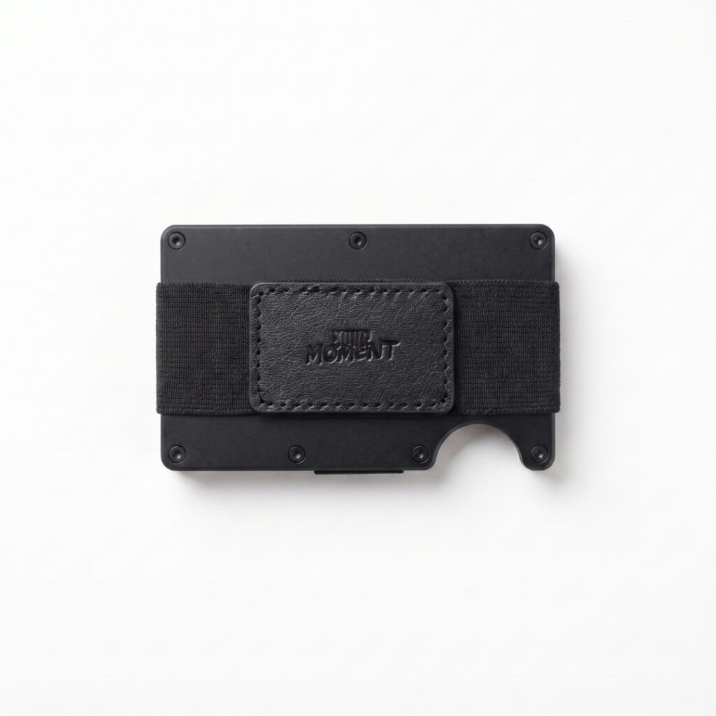 MOMENT ONE — Premium Men's Wallet with Custom Engraving
