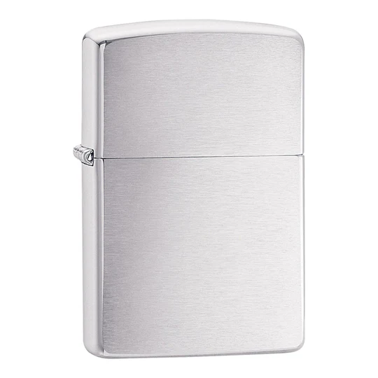 Classic Zippo Lighter — Matte Silver