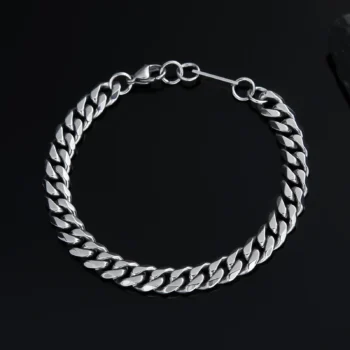 Men's Stainless Steel Bracelet — Silver