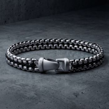 Woven Stainless Steel Chain Bracelet