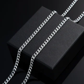 Men's Luxury Stainless Steel Necklace — Silver