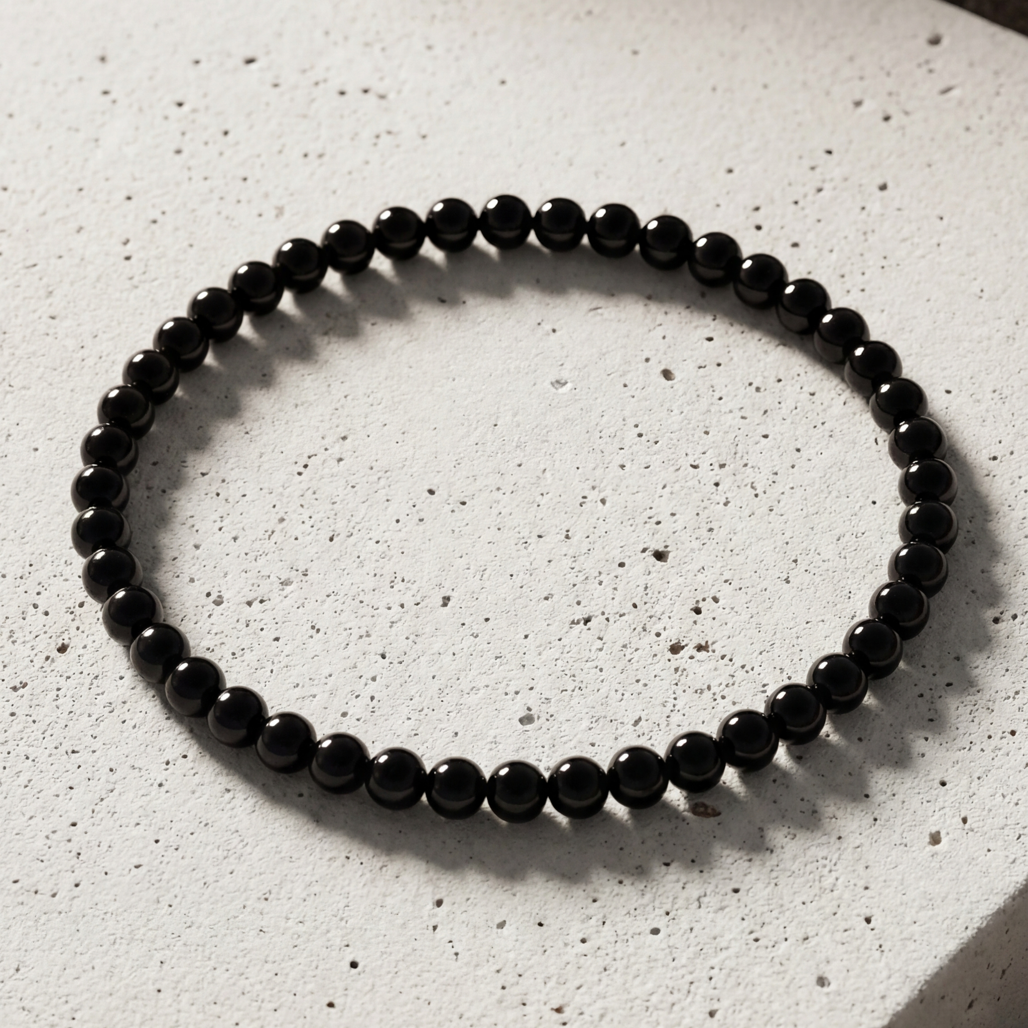 Beaded Stone Bracelet 4mm - Image 2
