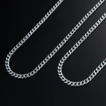 Men's Luxury Stainless Steel Necklace — Silver