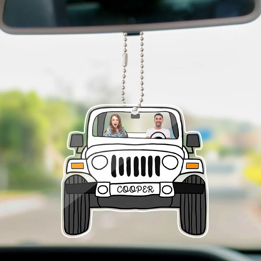 Car Hanging Charm with Your Photo - Image 2