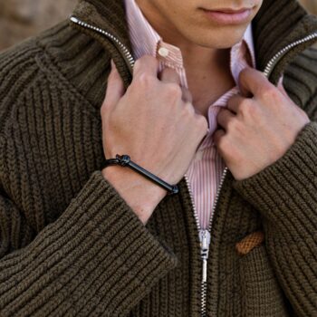 Steel Bangle — Black
