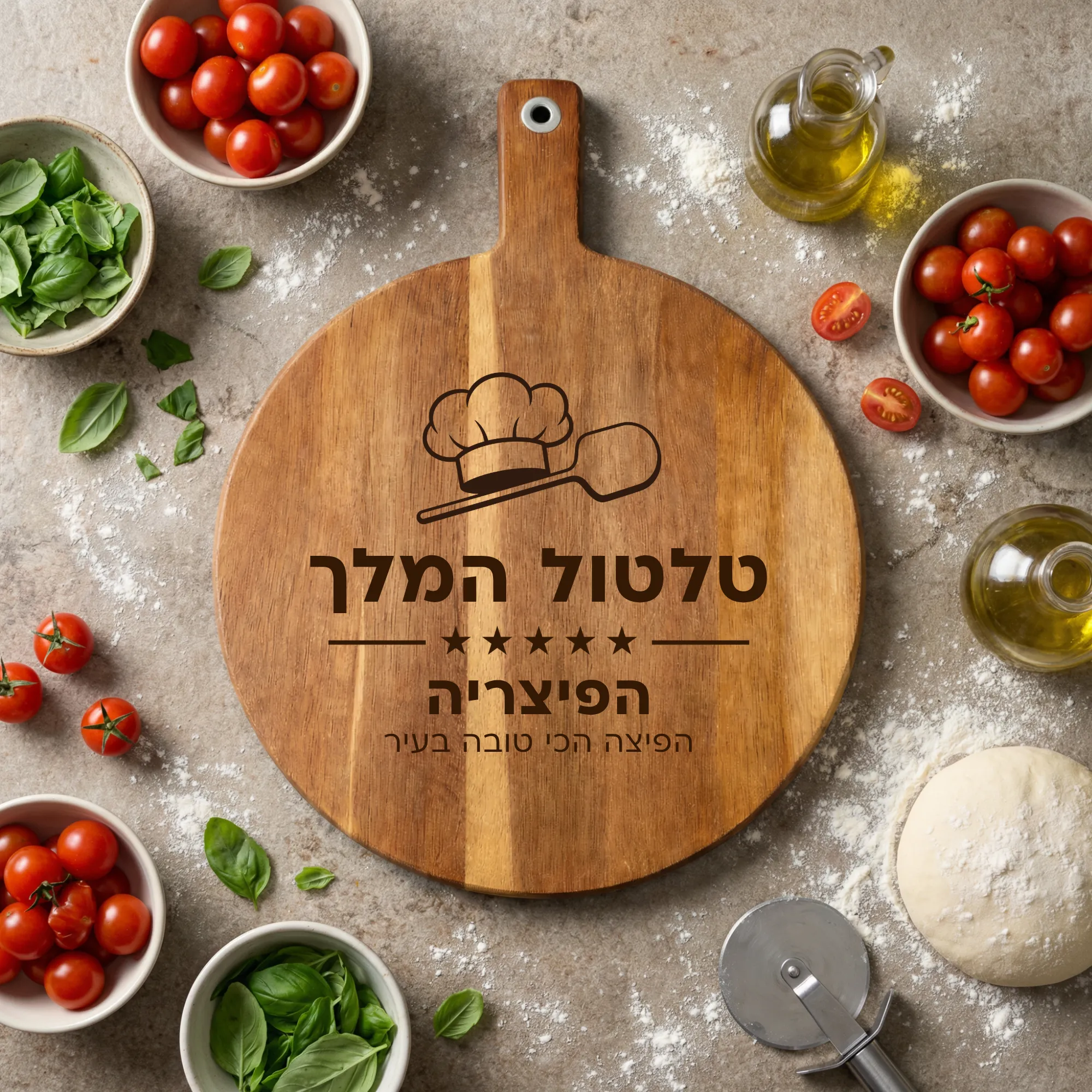 Personalized Cutting Board for Pizza Lovers