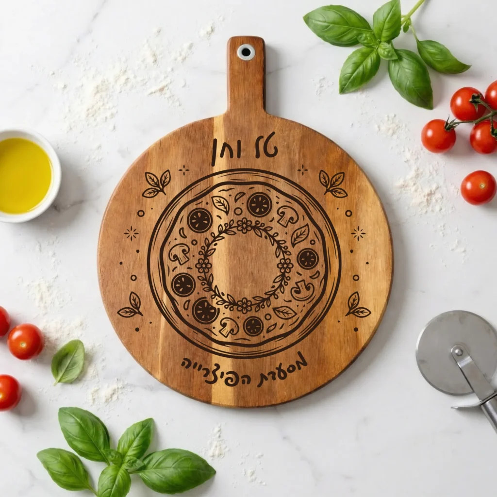Pizza Night Board — Personalized Engraved Pizza Board