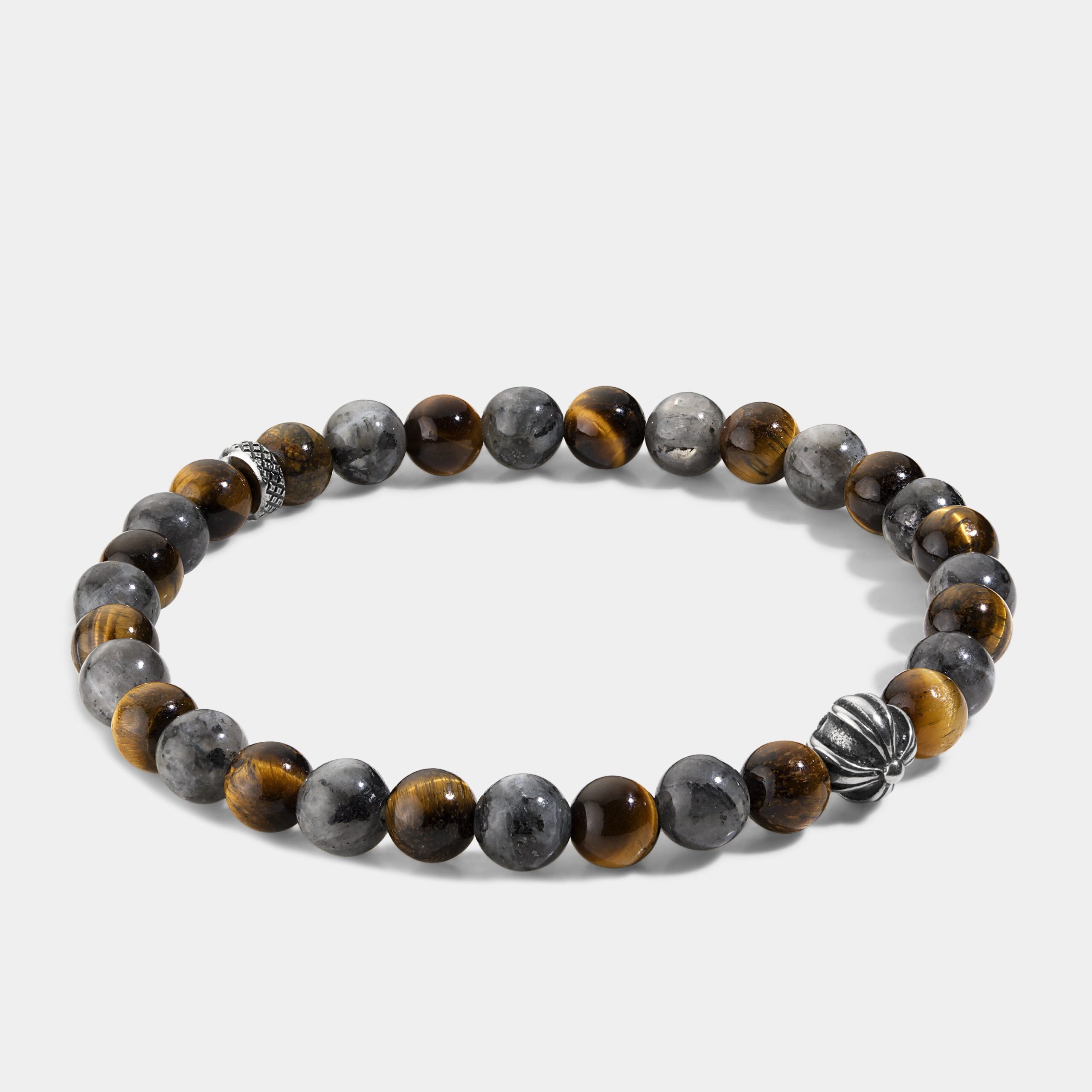 Tiger's Eye Beaded Stone Bracelet - imagine 2