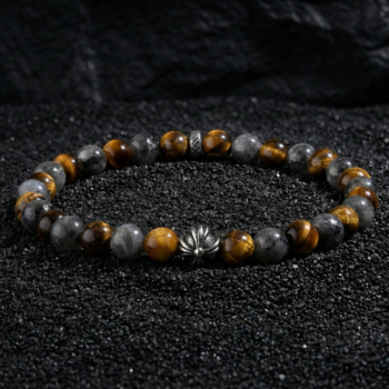 Tiger's Eye Beaded Stone Bracelet