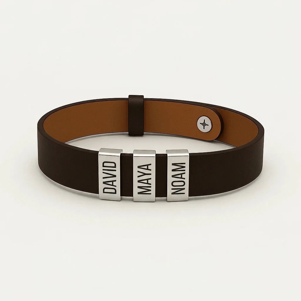 Maximo Engraved Bracelet — Luxury Men's Gift - Image 2