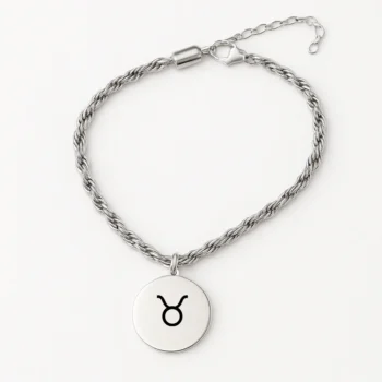 Michaela Bracelet with Your Zodiac Sign Engraved