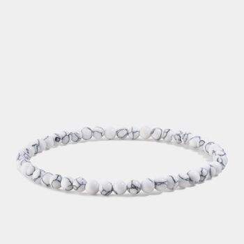 Beaded Stone Bracelet 4mm