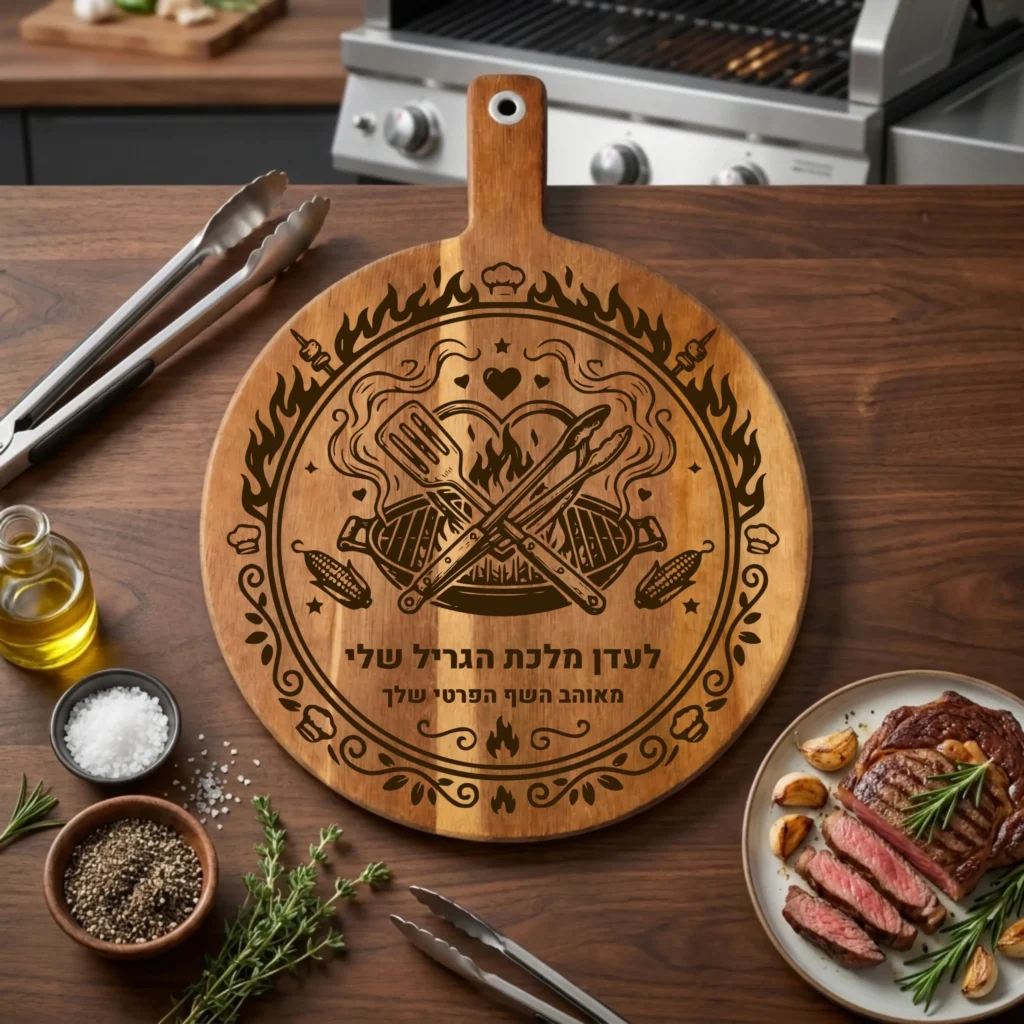 Round Cutting Board for the Grill Queen