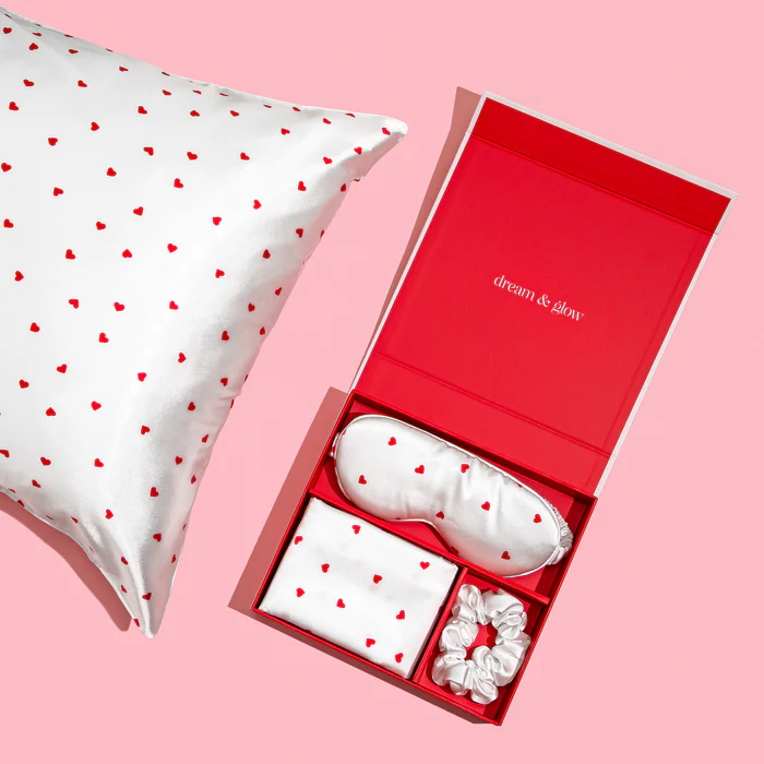 Silver Cloud Silk Pillowcase & Eye Mask Set - Image 3