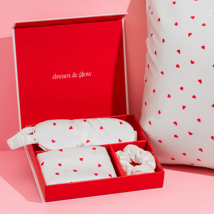 Silver Cloud Silk Pillowcase & Eye Mask Set - Image 2