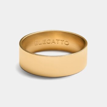 Stainless Steel Ring — Gold
