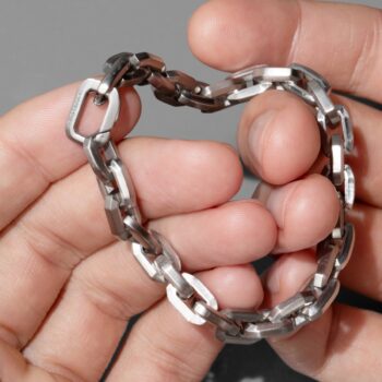 Matte Brushed Chain Bracelet
