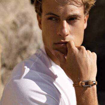 Nautical Rope Bracelet — Beige