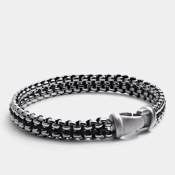 Woven Stainless Steel Chain Bracelet
