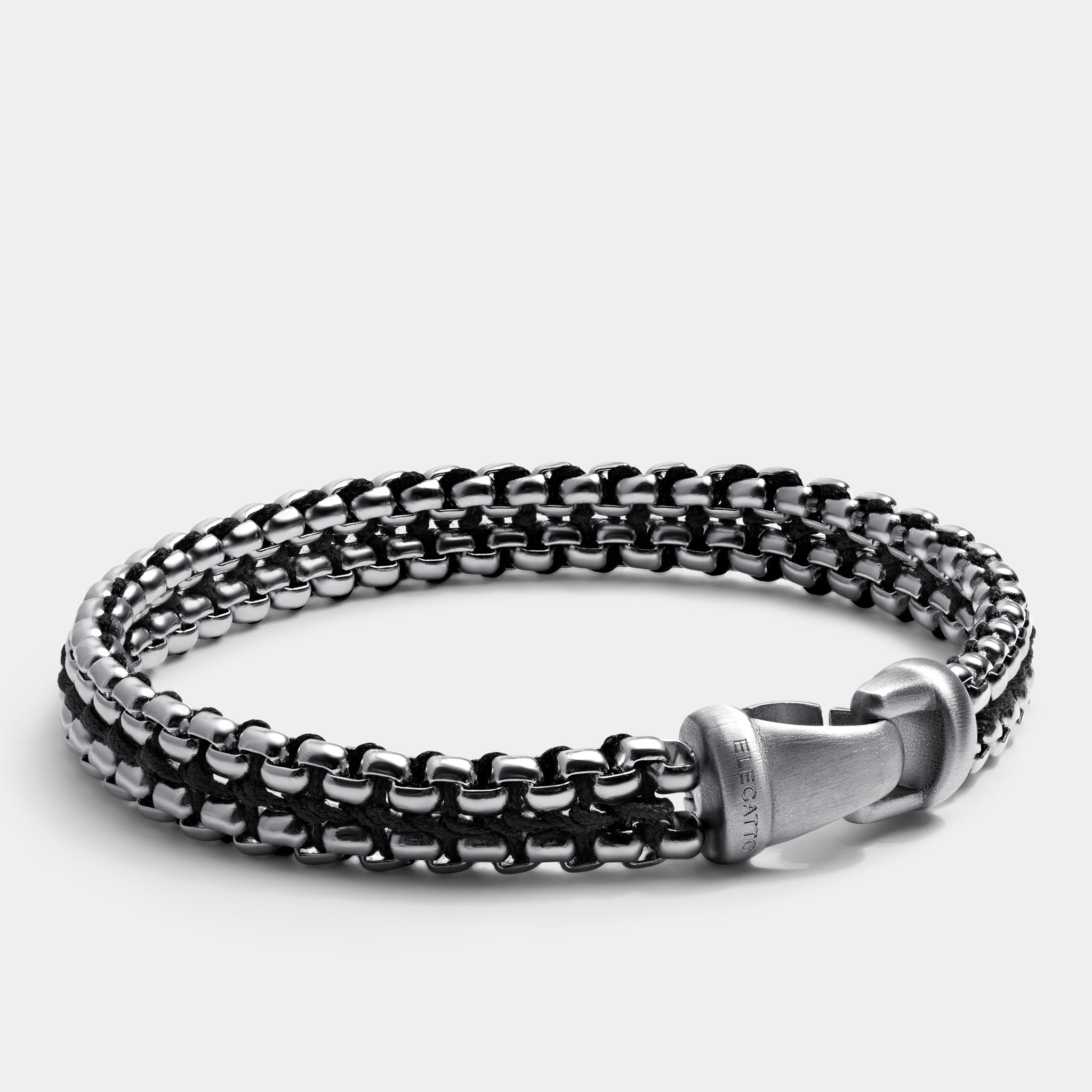 Woven Stainless Steel Chain Bracelet – Bild 2