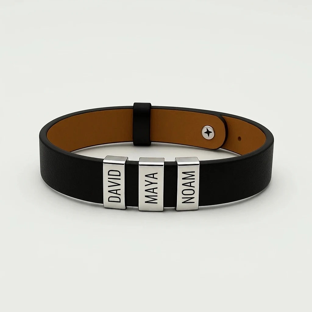 Maximo Engraved Bracelet — Luxury Men's Gift - Image 3