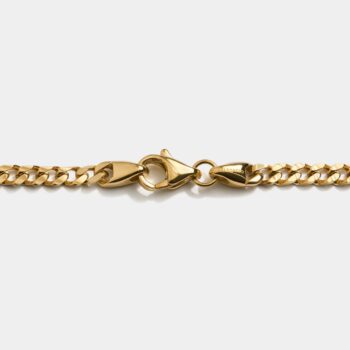Cuban Link Chain Bracelet 4mm — Gold