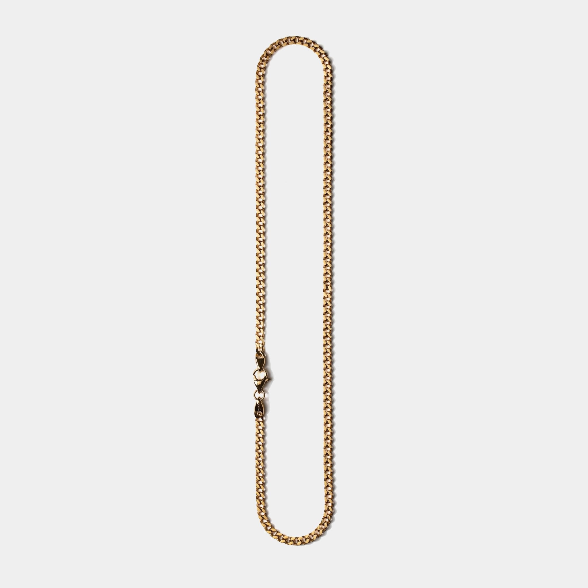 Cuban Link Necklace 4mm — Gold - Afbeelding 2
