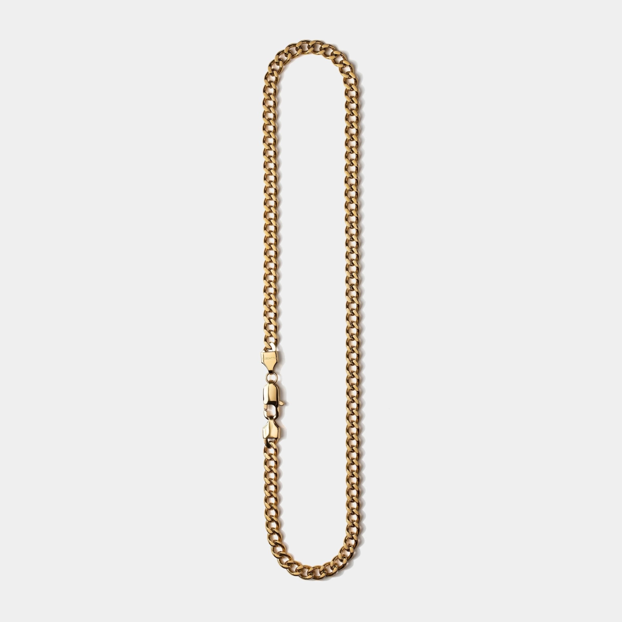Cuban Link Necklace 6mm — Gold - Image 2