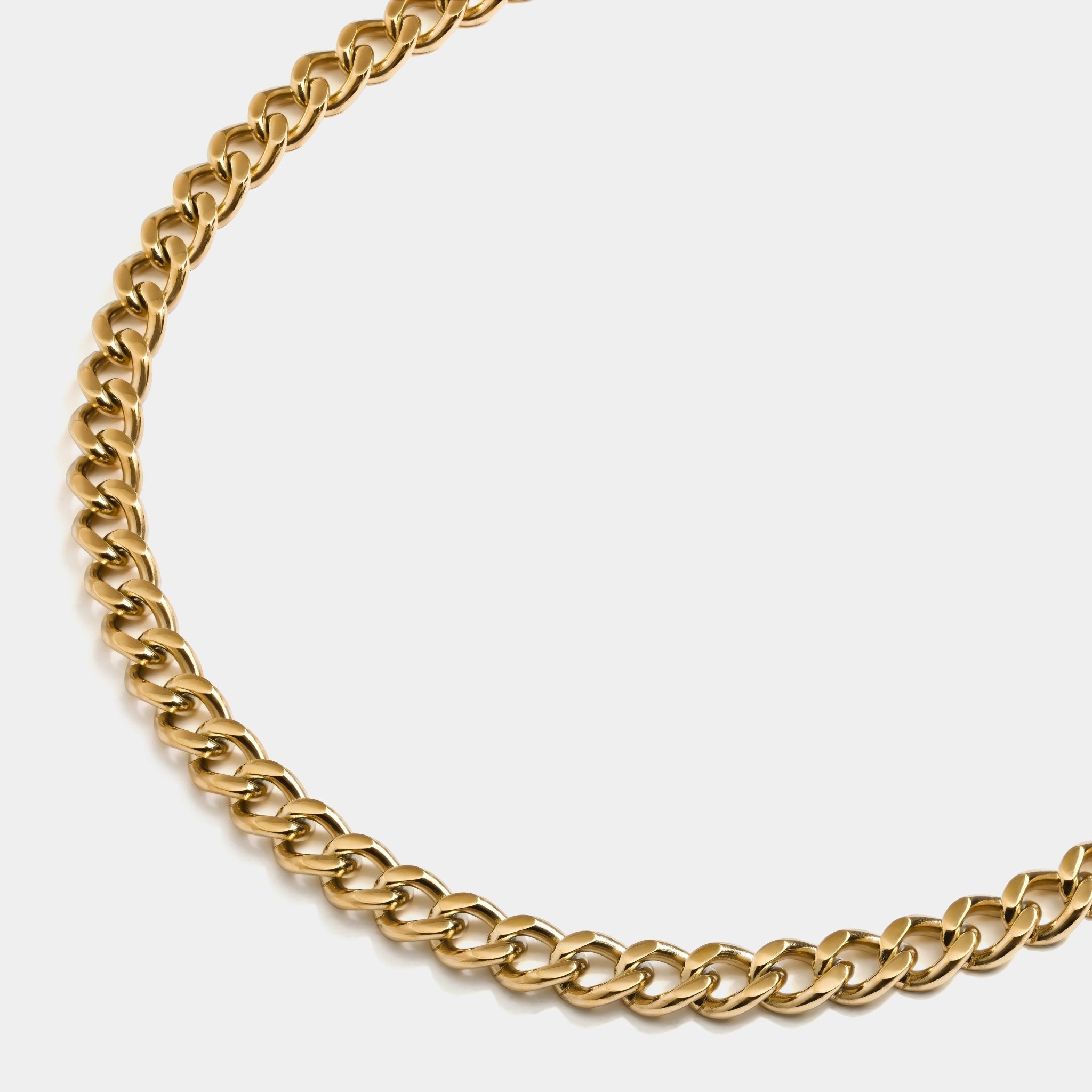 Cuban Link Necklace 6mm — Gold - Image 3