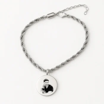 Michaela Bracelet with Photo Engraving