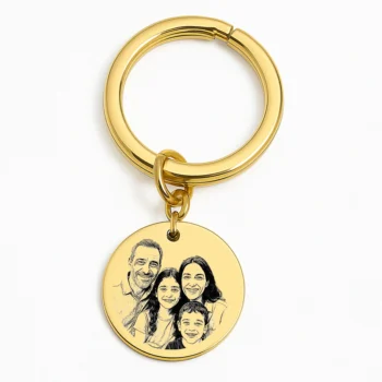 Family Keychain with Photo