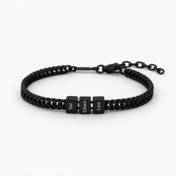Luxury Men's Engraved Bracelet