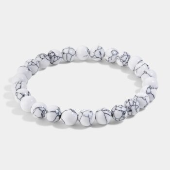 Beaded Stone Bracelet 8mm