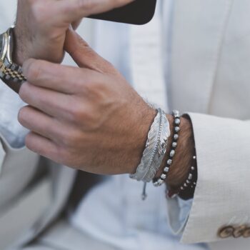 Beaded Stone Bracelet