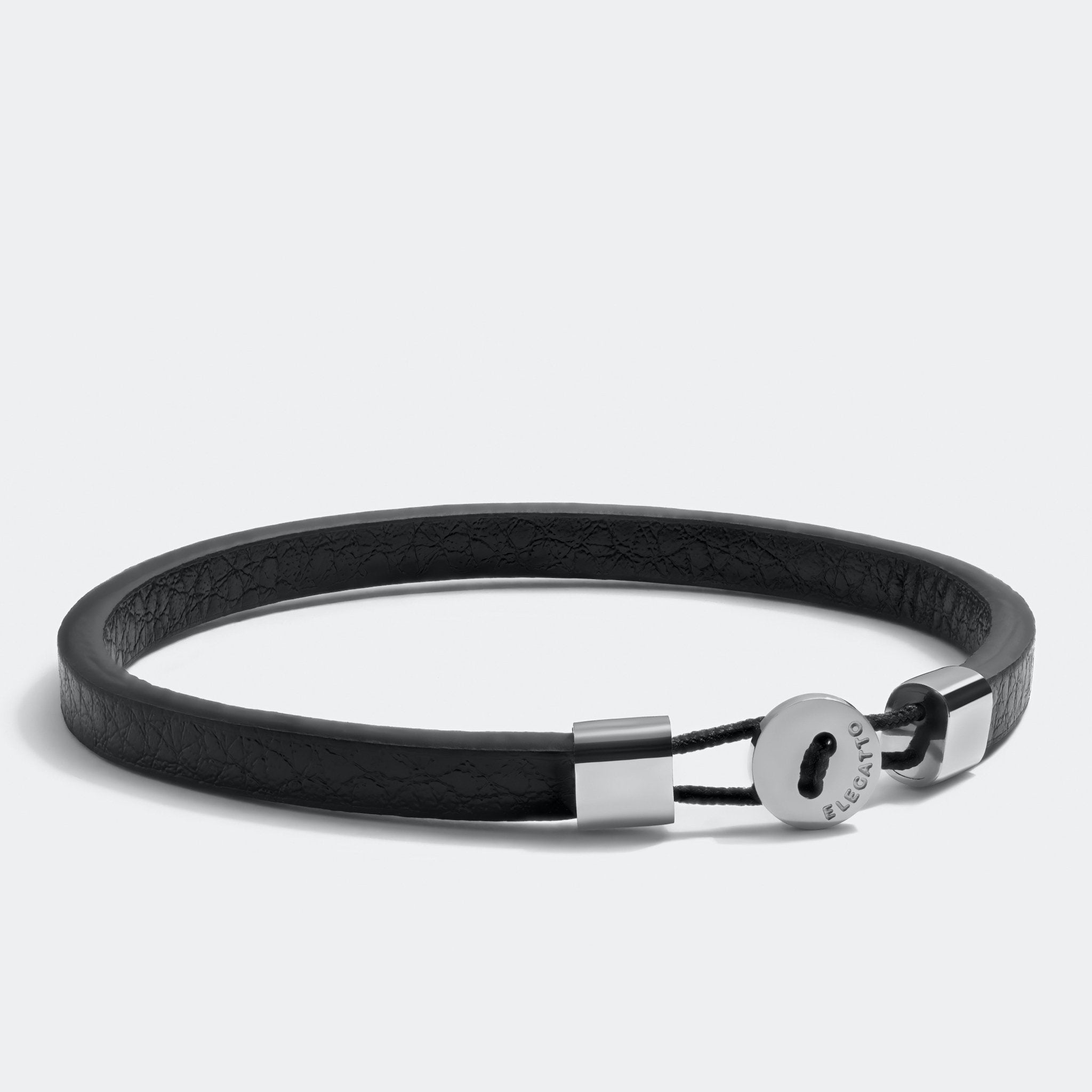 Full-Grain Leather Bracelet - Image 2