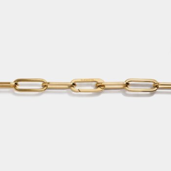 Paperclip Chain Necklace — Gold