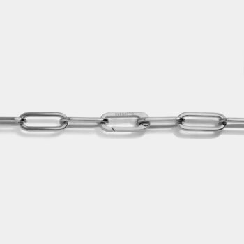 Paperclip Chain Necklace — Silver