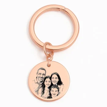 Family Keychain with Photo