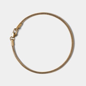 Snake Chain Bracelet 2mm — Gold