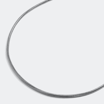 Snake Chain Necklace — Silver