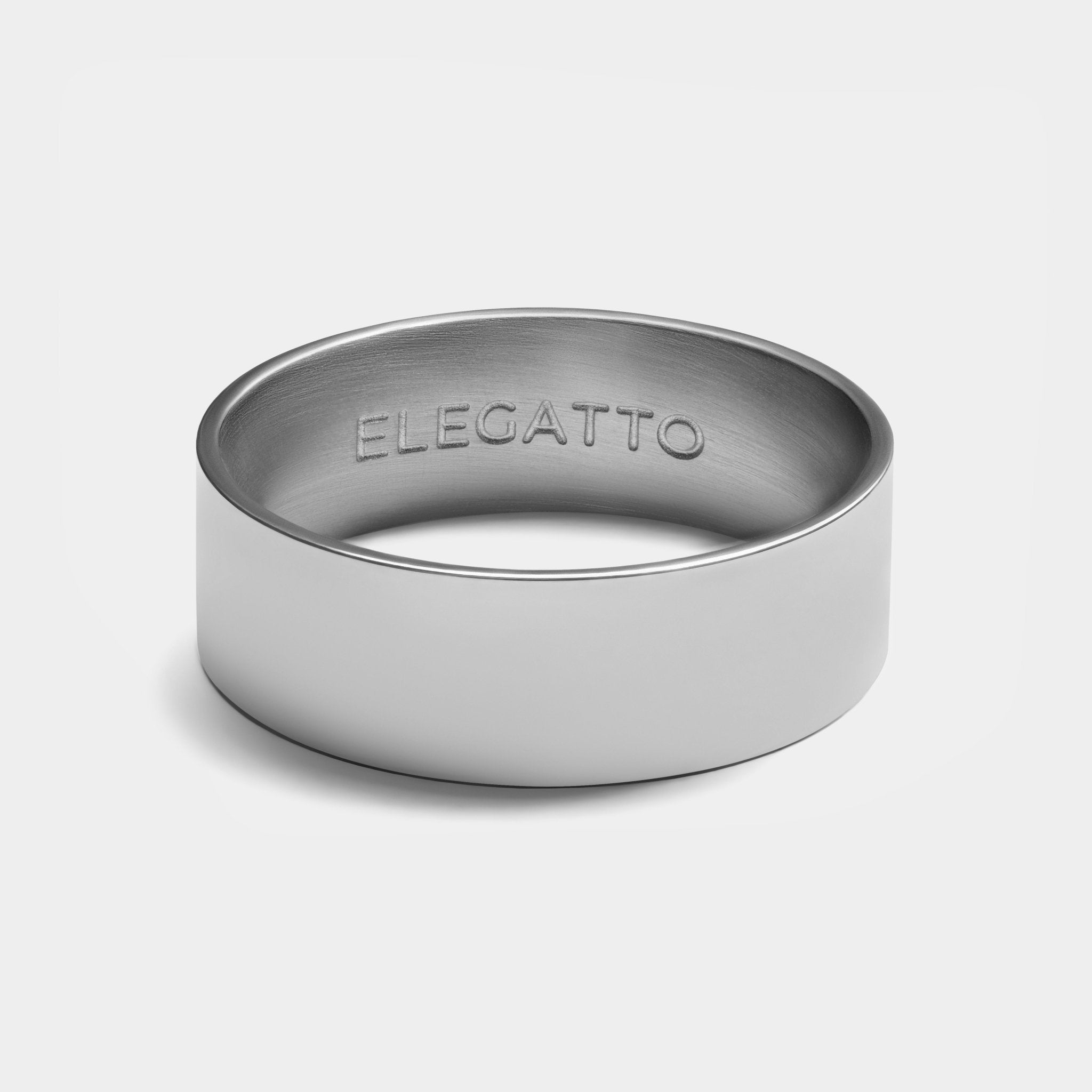Stainless Steel Ring — Silver - الصورة 2