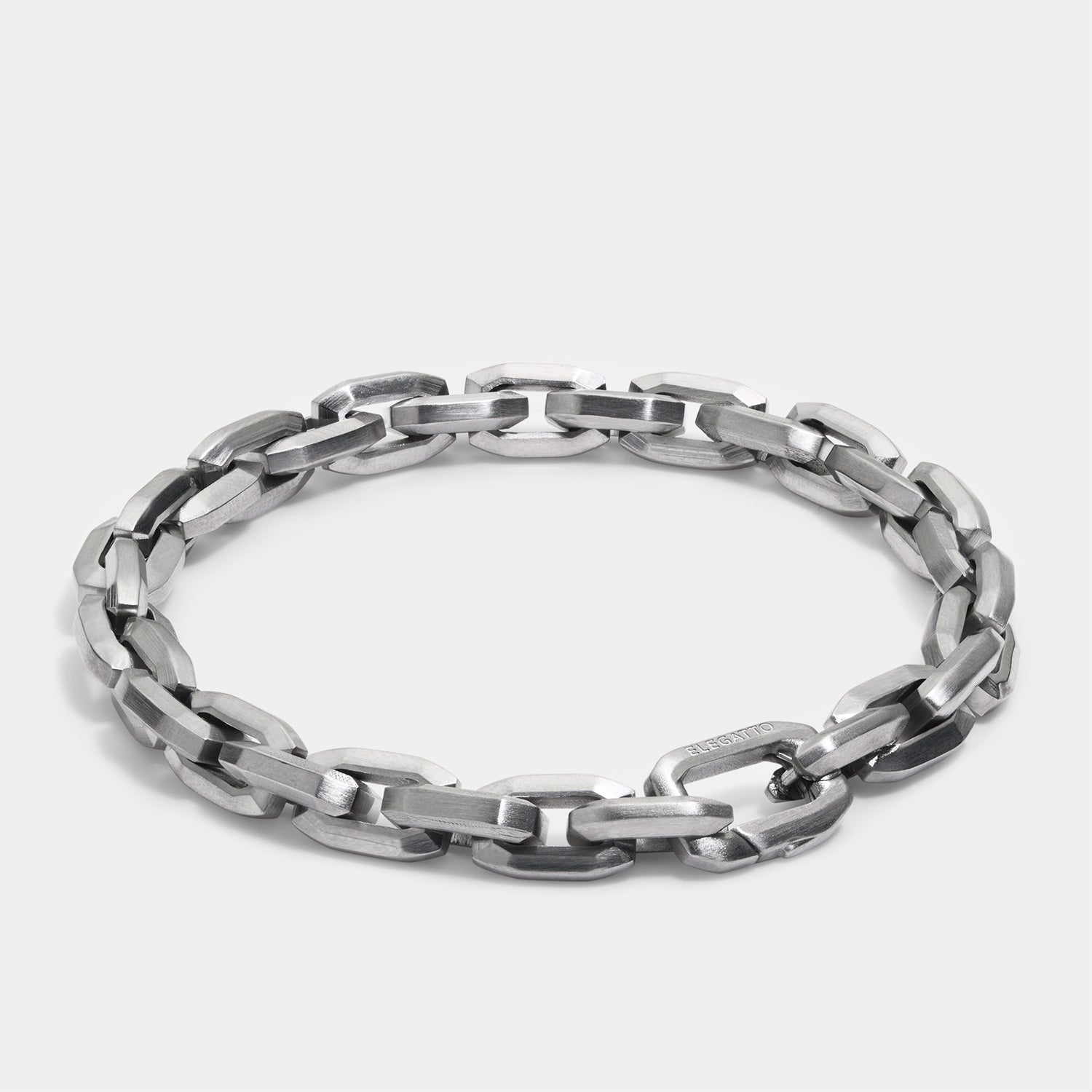 Matte Brushed Chain Bracelet - obrazek 2