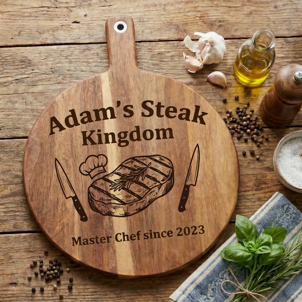 Personalized Grill & Steak Cutting Board