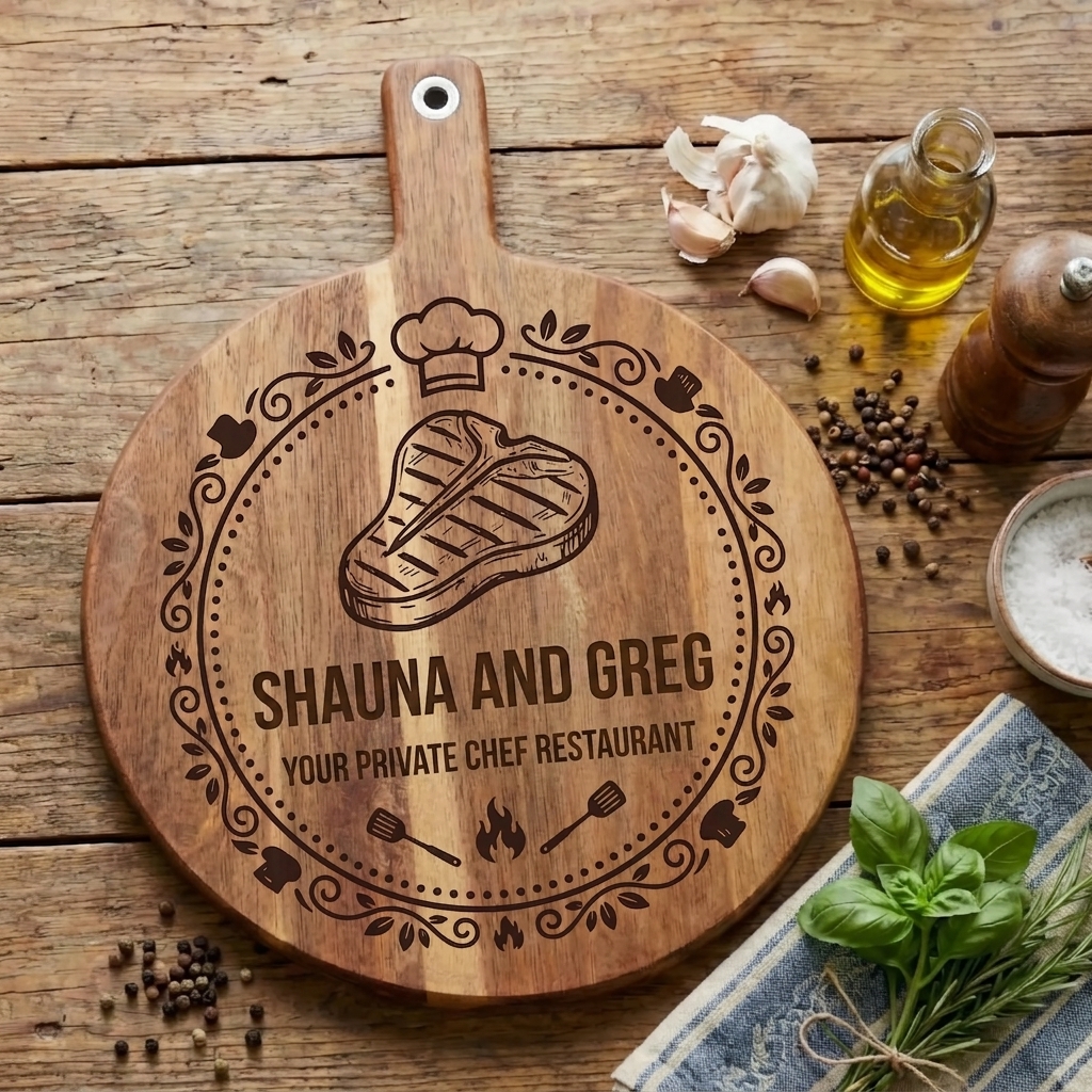 Personalized Grill Cutting Board