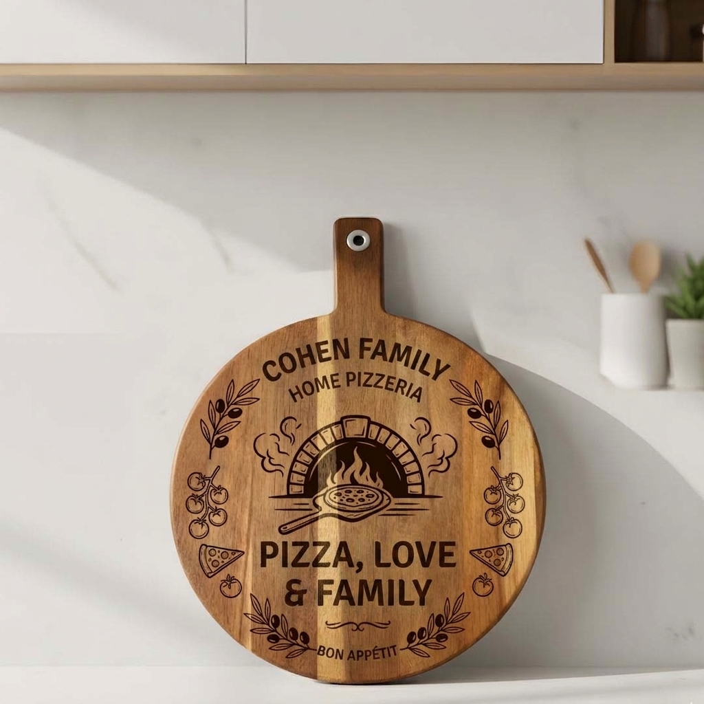 Designer Engraved Cutting Board — Functional Art for Your Kitchen