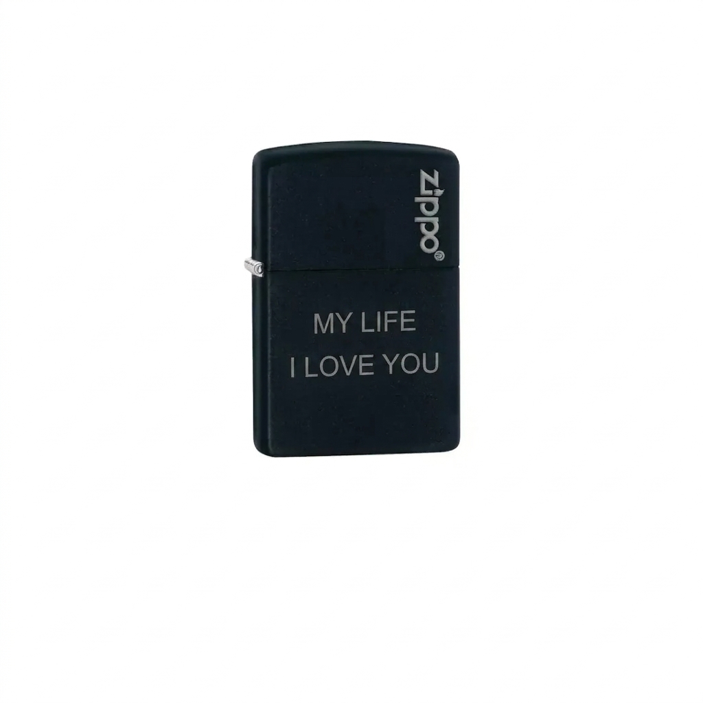 Zippo Lighter — Matte Black