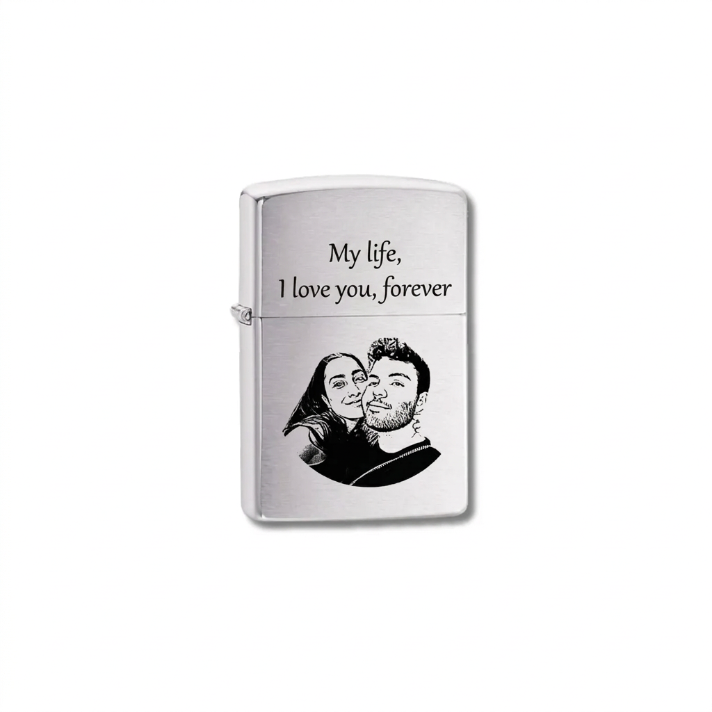 Zippo Lighter with Photo Engraving