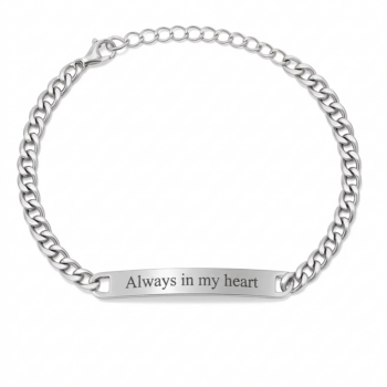 Luxury Engraved Bracelet for Women - Gift for Her or Anyone You Love, Jewelry with a Handwritten Personal Message